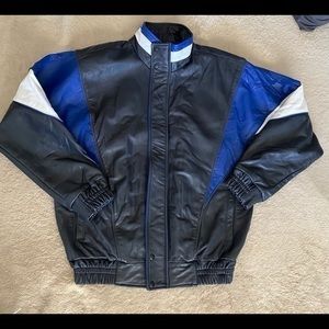 SAXON men’s leather jacket size XL